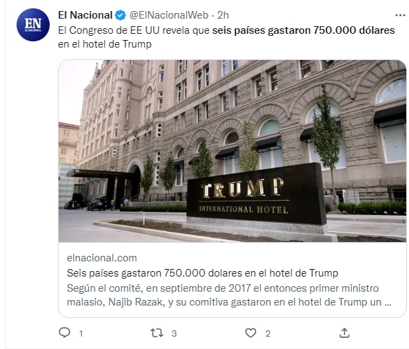 Gastaron al momento de visitar el país