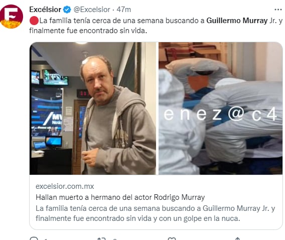 Muere hermano Rodrigo Murray: Desconcierto en todos