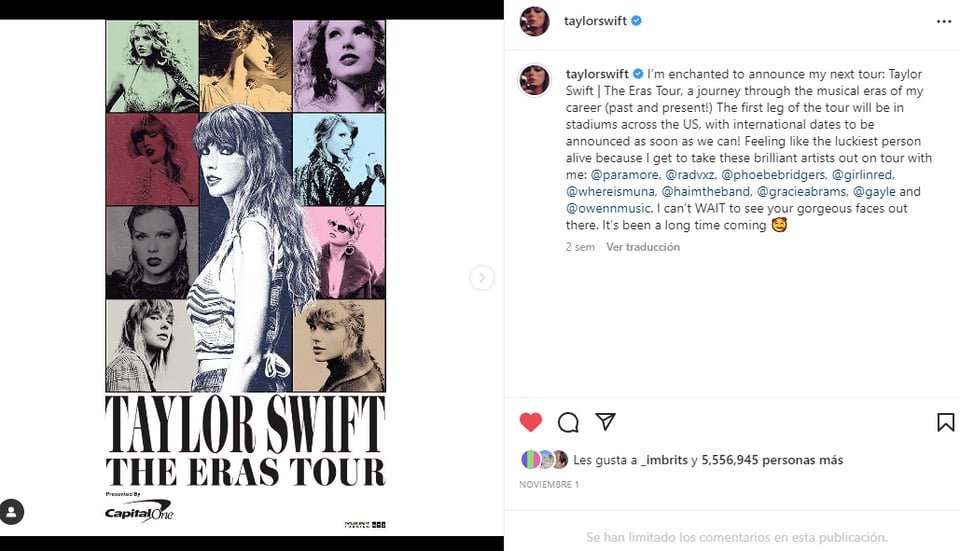 The Eras Tour causa caos