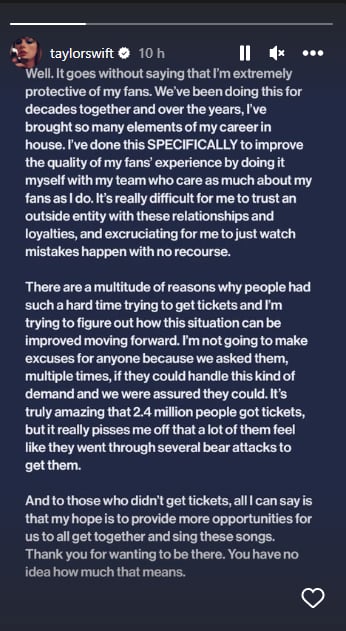 La cantante defiende a sus fans