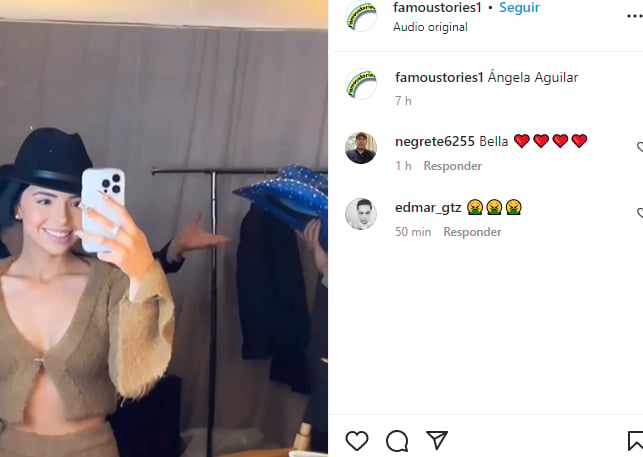 Ángela Aguilar sin blusa: El suéter dejó ver demás