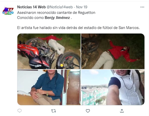 Quién fue Benjy Jiménez: No habría sido para hurtarle