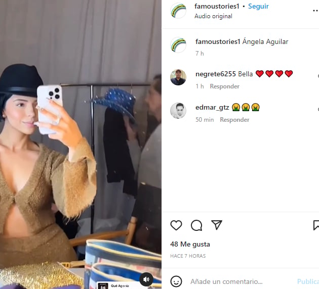 Ángela Aguilar sin blusa: Se vuelve a descarar