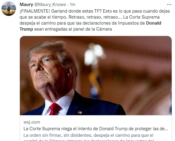 Donald Trump Corte Suprema: La última ayuda que recibió