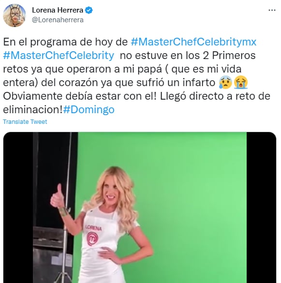 Lorena Herrera padre infarto: "Casi me muero"