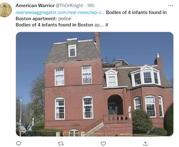 Cuerpos bebés apartamento Boston: Vecinos preocupados