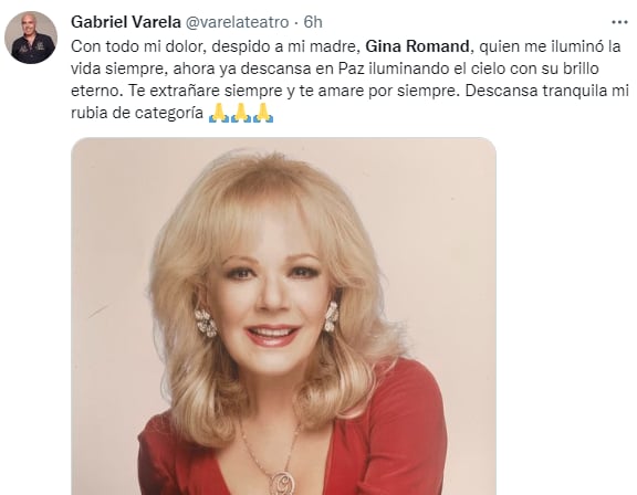 Maribel Guadia se despide de Gina