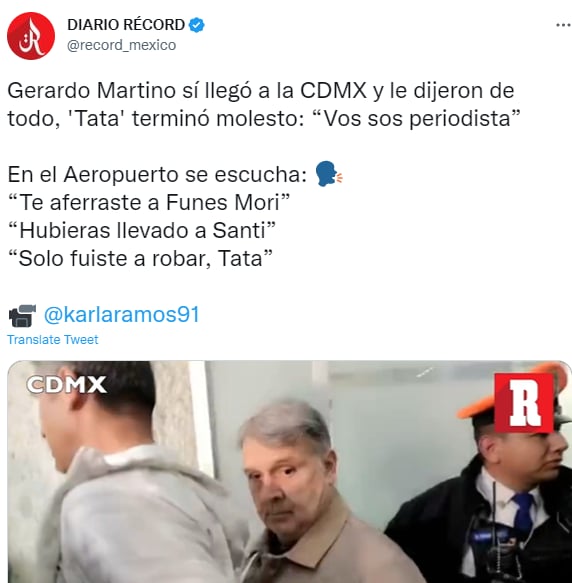 Reciben al Tata con insultos
