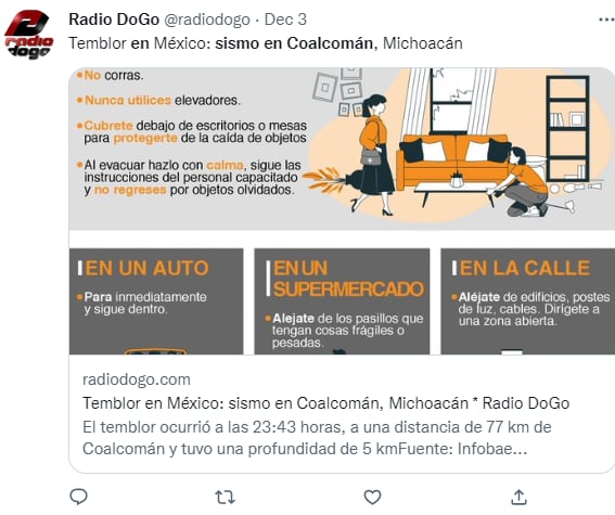 Registran temblor Michoacán: ¿Qué hacer en caso de sismo?