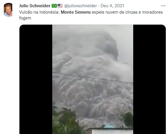 Indonesia erupción Monte Semeru: Temen por la vida de los cuidadanos
