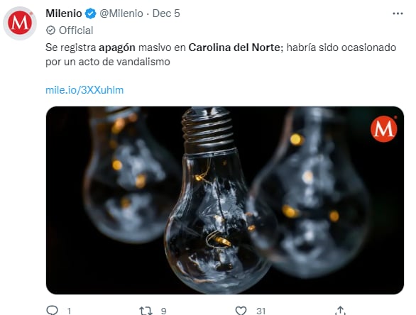 Carolina Norte corte eléctrico: ¿Por qué los culpan?
