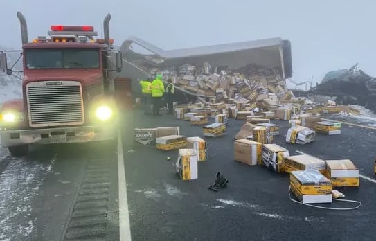 Accidente niebla Washington: Personas heridas