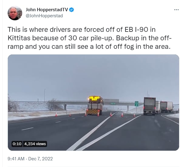 Una gran colisión en plena carretera