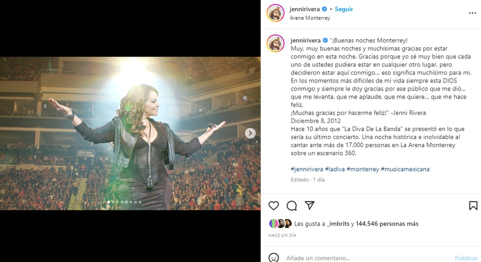 Oscuro pasado Jenni Rivera: ¿La asesinaron?