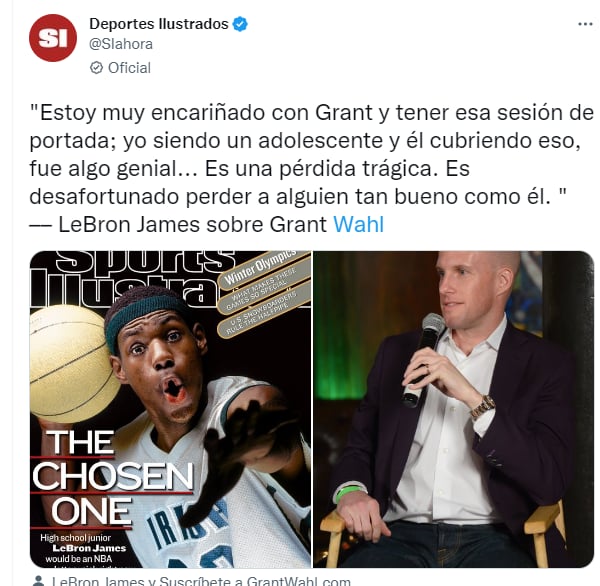 Lebron James Grant Wahl: "El elegido"