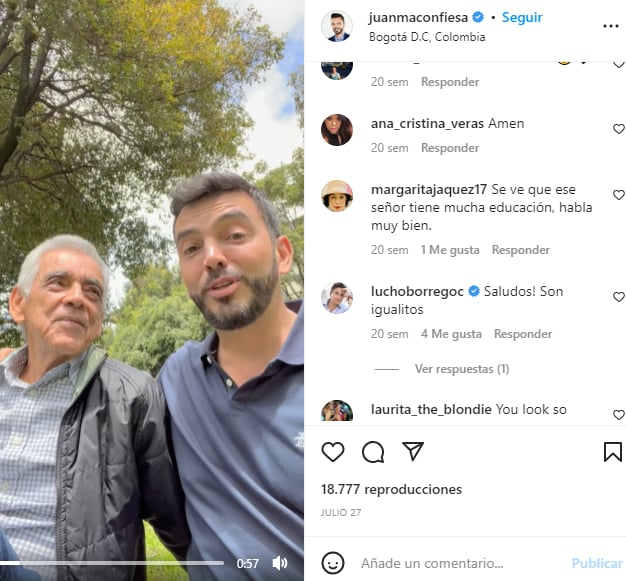 Juan Manuel Cortés papá: Lo tachan de mal hijo