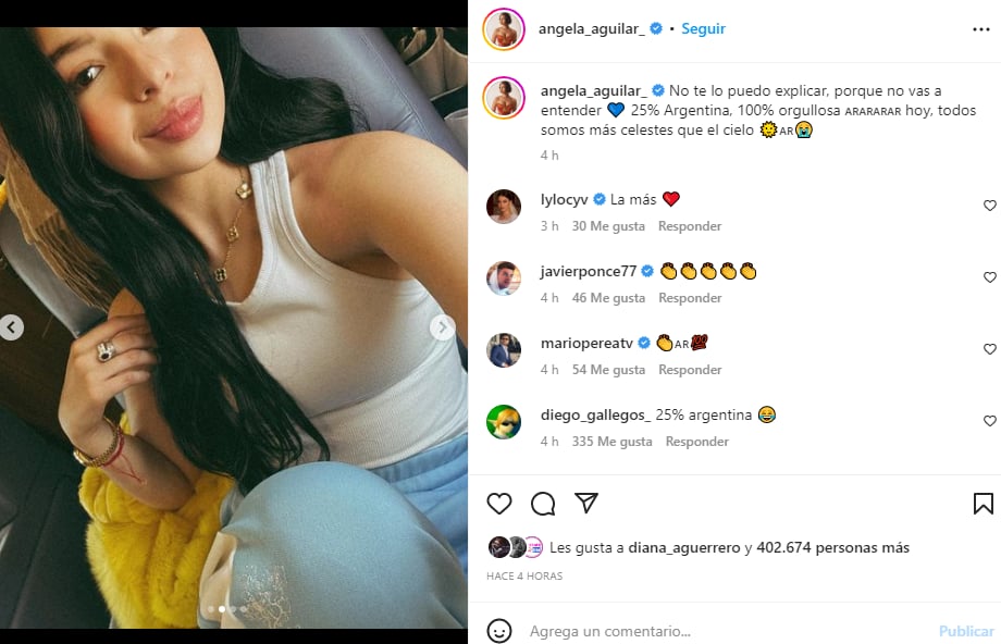 Ángela Aguilar ridícula argentina: Su mamá no es mexicana
