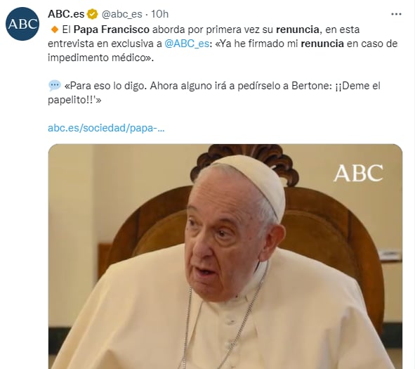Un papa de origen hispano