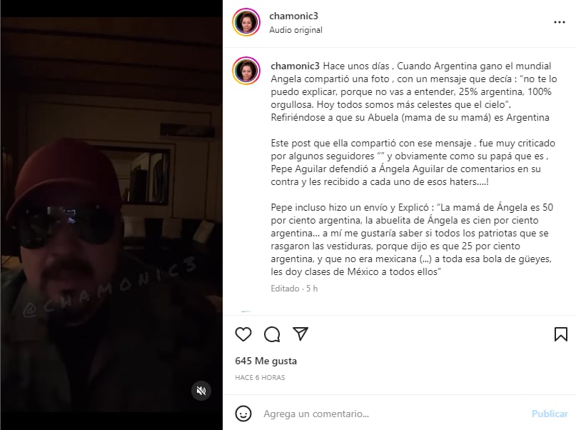 Pepe Aguilar defends his daughter: His father comes to his defense