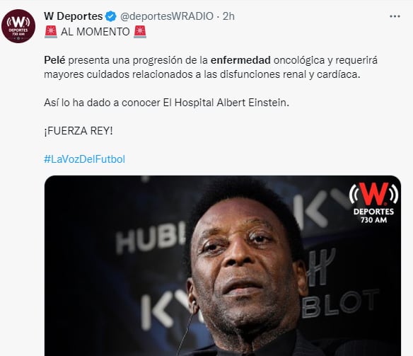 Enfermedad que tiene Pelé: Felicita a Messi