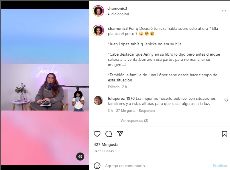 Jenicka López recibe criticas: Quieren cuidar el legado de Jenni