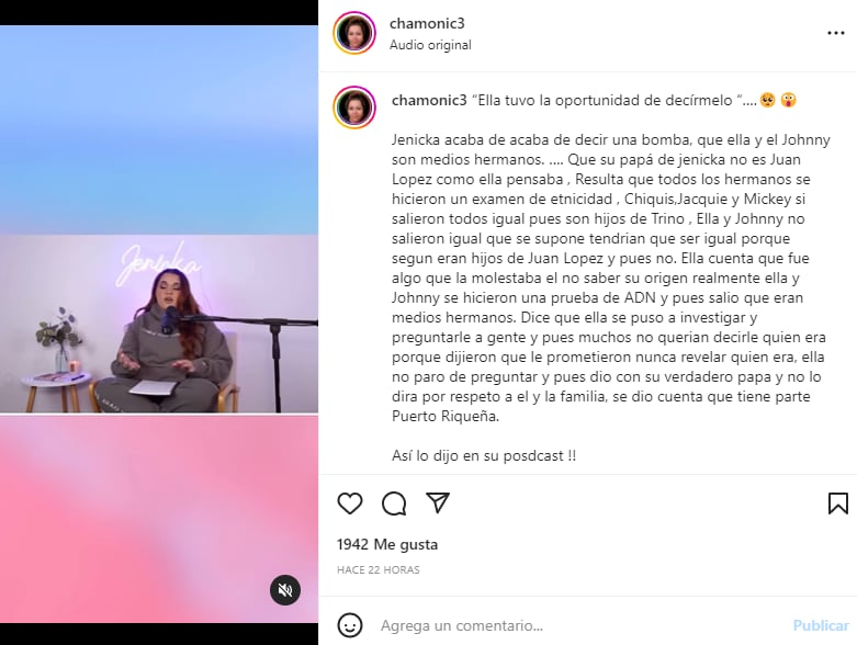 Jenicka López recibe criticas: "No tienes respeto por tu madre"