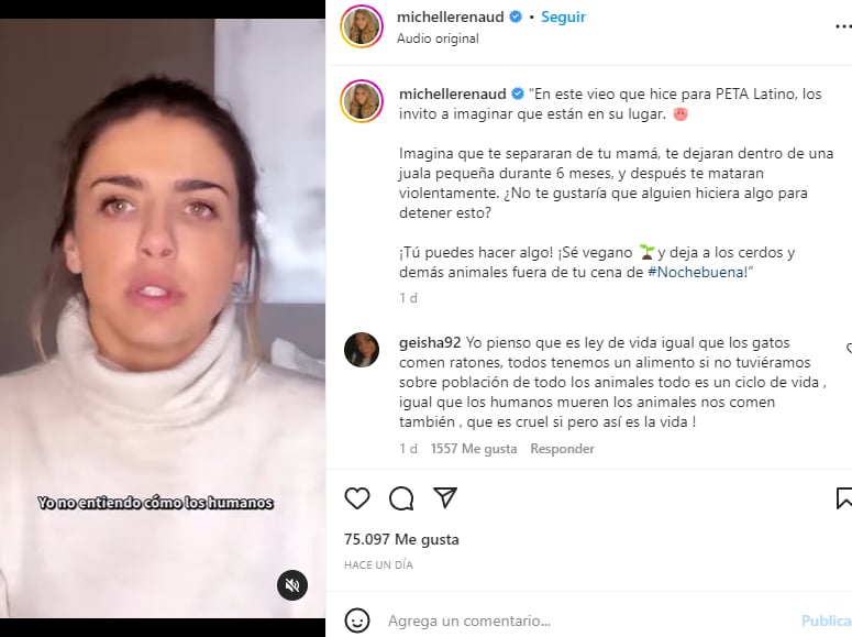 Sumamente conmovida