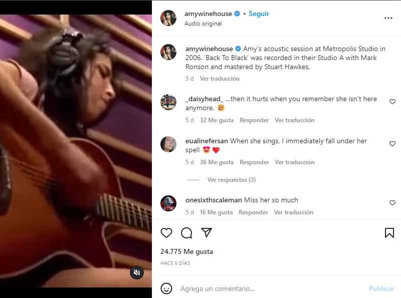 El vestido que usó aquella noche