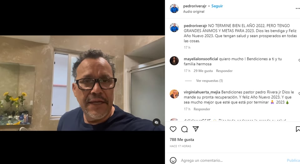 Pedro Rivera Jr confiesa: "Está peor que el COVID"