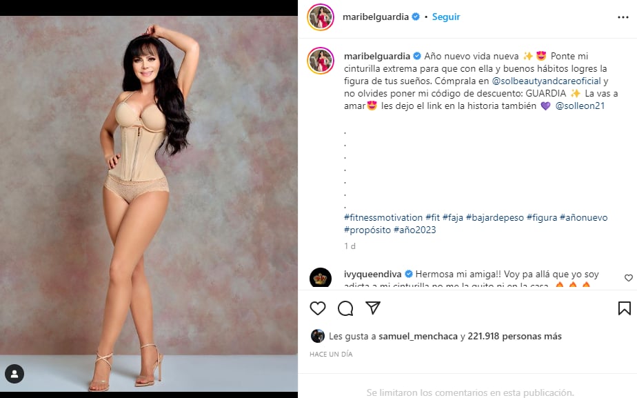 Maribel Guardia ropa interior: Sorprende a todos