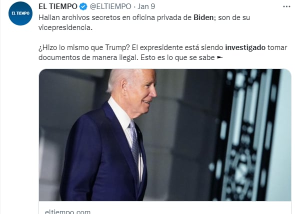 El presidente está cooperando