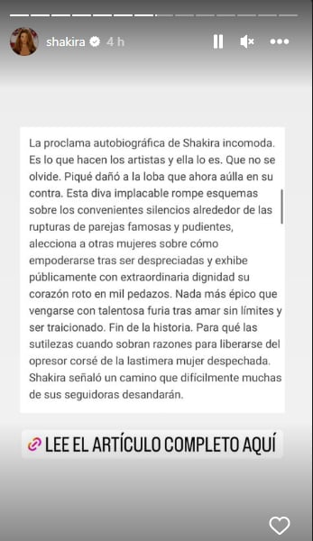 Shakira rompe silencio canción: Gestiona muy bien sus emociones