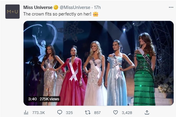 Dinero Miss Universo corona: Su salario