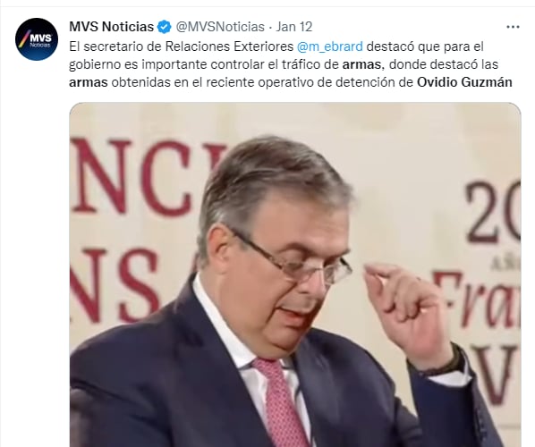 Armas Ovidio Guzmán López: Algunas venían de Europa