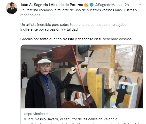 Nassio Bayarri dies: They arrived late