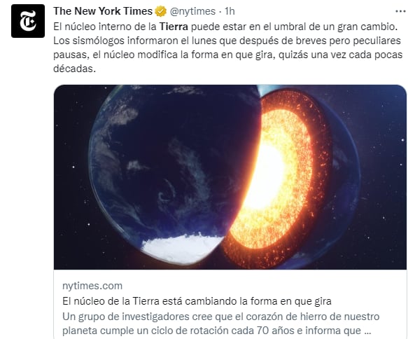 Núcleo tierra está cambiando: ¿Qué hace el núcleo de la tierra?