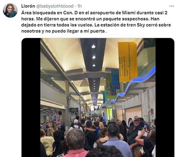 Aeropuerto Miami amenaza bomba: Están desesperados
