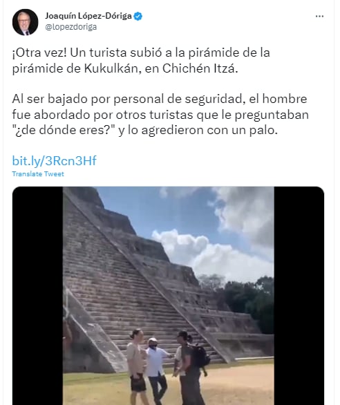 Otro turista es atacado