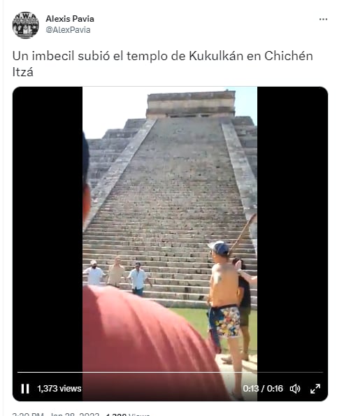 Turista agredido pirámide Kukulcán: Mexicanos enojados