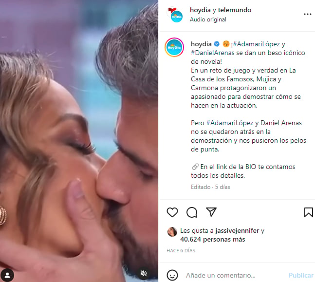 Adamari beso Daniel Arenas: Pide disculpas