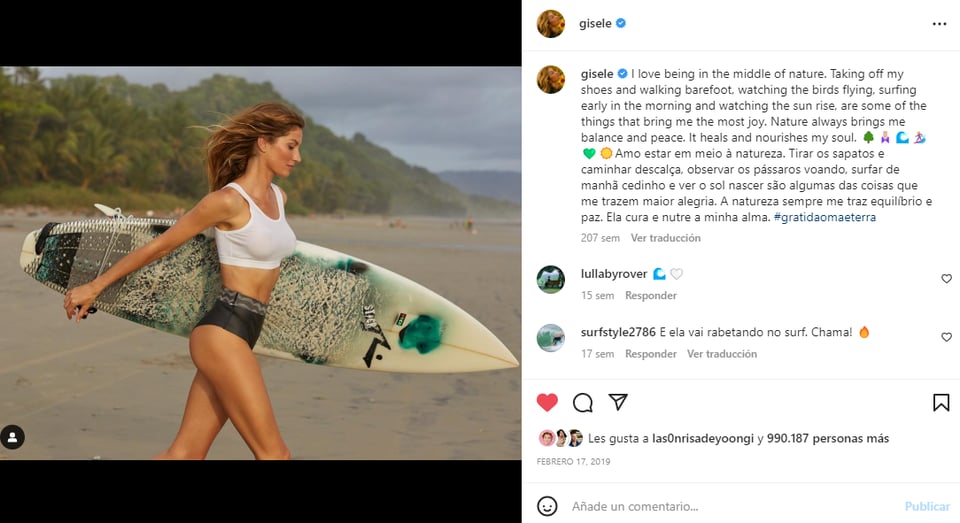 10. Gisele Bündchen fotos bikini: Le dice adiós a las pasarelas