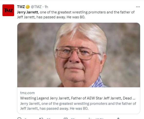 Muere padre Jeff Jarrett: Todo un hombre de negocios