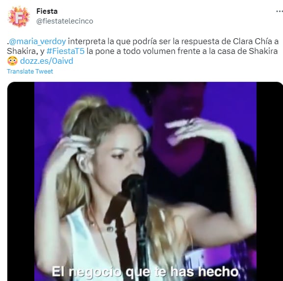 Clara Chía responde Shakira: ¿Qué dice la canción?