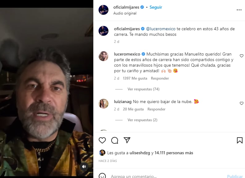 Mijares sends a message Lucero: Have you still not forgotten her?