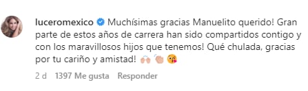 Mijares sends a message to Lucero: She answers him