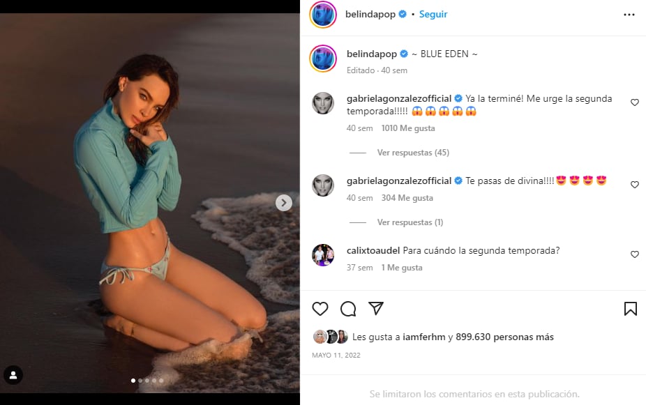 Luce perfecto un bikini azul
