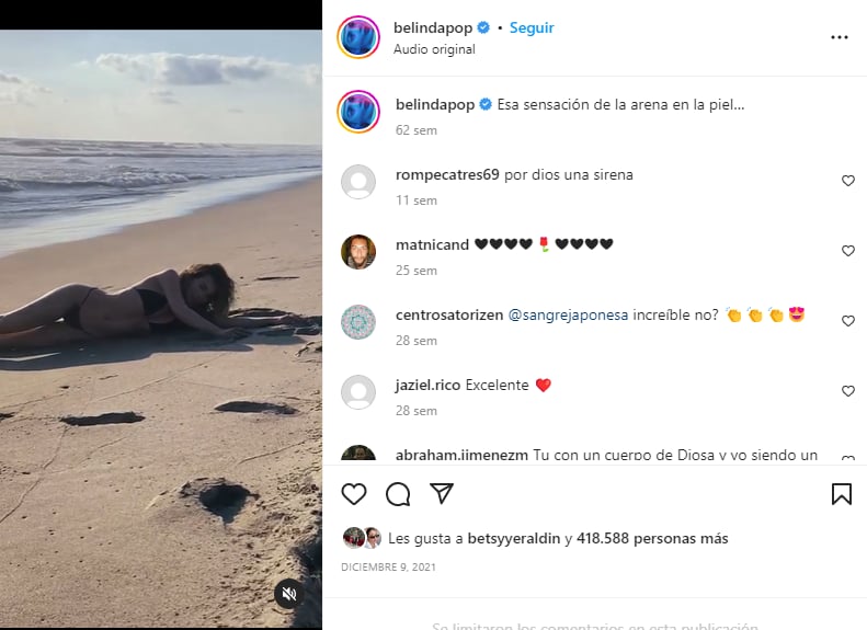 Fotos Belinda en bikini: Todo tiene un fin
