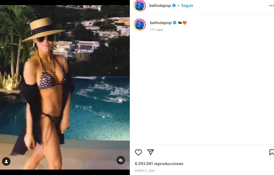 Fotos Belinda en bikini: Lo que dejó ir el futbolista 