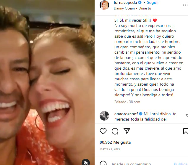 Lorna Cepeda se casará: Más enamorada que nunca 