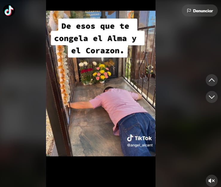 Migrant visit dead grandparents: He visited them in the pantheon